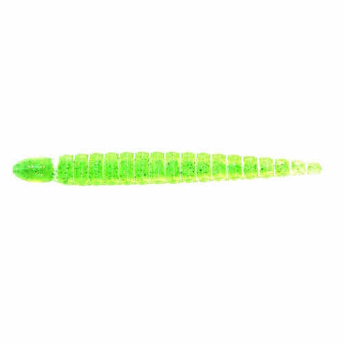 Keitech Custom Leech 3 (7,5 cm) Softbait - 10 stuks Lime Chartreuse 424C