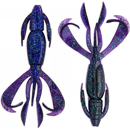 Keitech Crazy Flapper 2.8 (7 cm) Softbait - 8 stuks Electric June Bug 408T