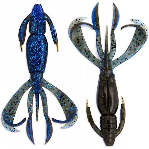 Keitech Crazy Flapper 3.6 (9 cm) Softbait - 6 stuks Okeechobee Craw 402T