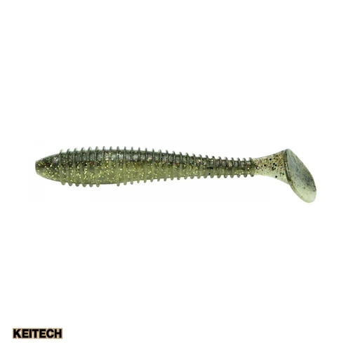 Keitech Swing Impact Fat 3.3 (8,25 cm) Softbait - 7 stuks Gold Flash Minnow 417T
