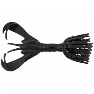 Keitech Hyper Spider 3.2 (8 cm) Softbait - 6 stuks Black 001S