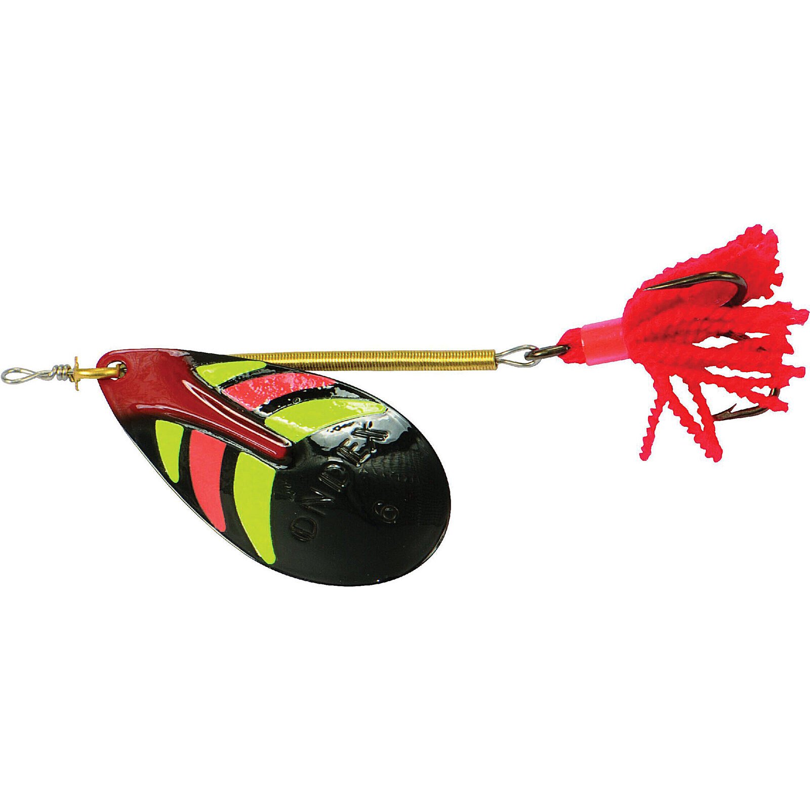 Ondex Neon Black Spinner – onverzwaarde spinner in diverse maten Maat 2 / 2,5 gram