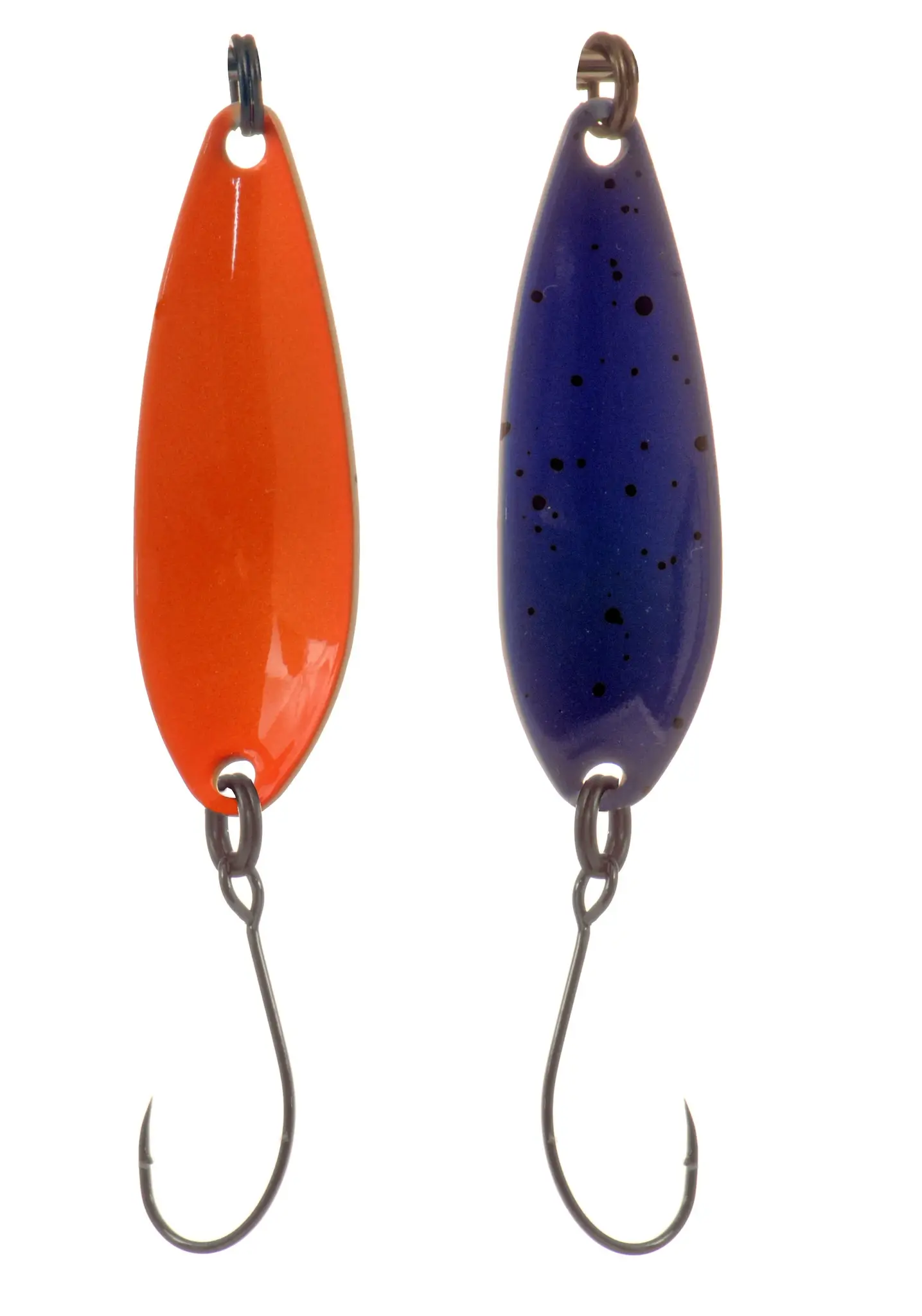Predox Spoon Teaser 2.4GR/H6 – Ultralichte forellepel met levendige actie en enkele haak Mid Blue/Orange