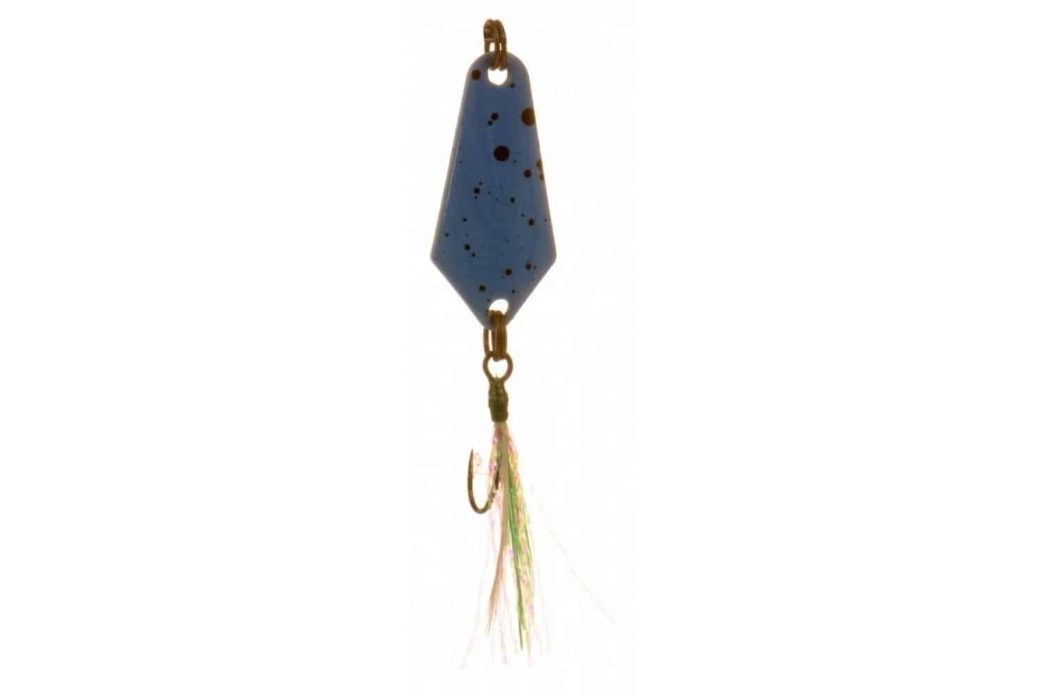 Predox Spoon Delta 2GR/H8 – Dubbelgekleurde microlepel met levendige actie voor forel en baars Dark Blue/Orange