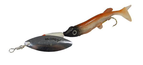 ALBATROS Slim Fish Red Head Spinner 13 Gram