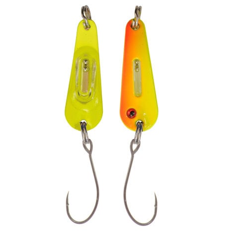 Predox Rattle Spoon 2.3GR/H6 – Microlepel met ratelgeluid voor forel en baars Orange