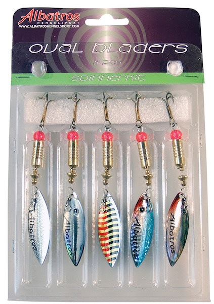 ALBATROS Oval Bladers Spinkit 10GR 5 stuks Bladmaat 4