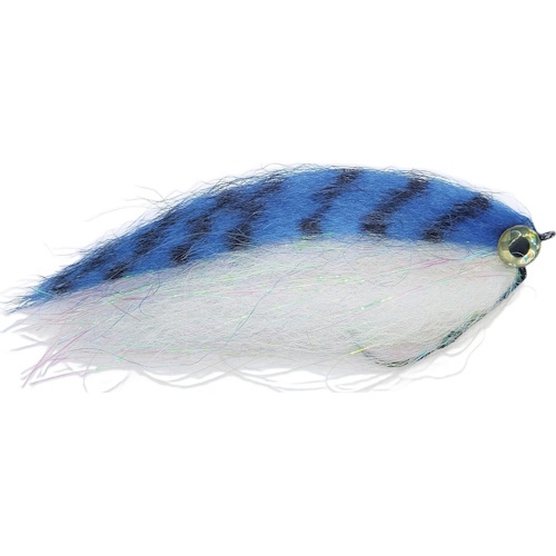 Weedless Pike Fly - weedless streamer met offsethaak 5/0 voor roofvissen Mackerel