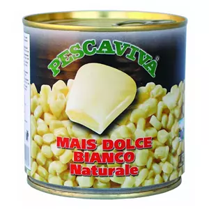 Pescaviva Ma&iuml;s – Natuurlijke lokma&iuml;s zonder conserveringsmiddelen, in diverse smaken en kleuren Wit