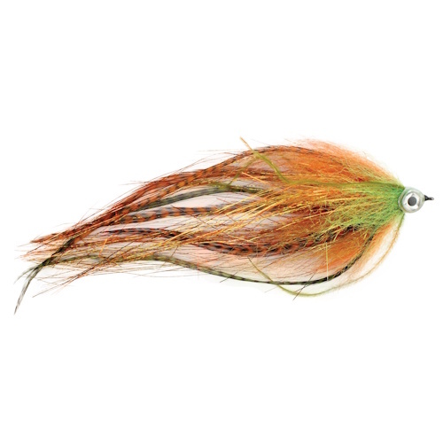 Predox Pike Comet 5/0 - robuuste streamer met waterafstotend materiaal voor snoek en roofvis Orange Tiger