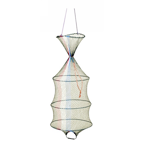 ALBATROS Frommelnet GB 35/4 - zwart leefnet met treksnoer