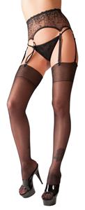 Erotic Treasure Glanzende Panty met Soepele Afwerking voor Hete Avonden - Zwart