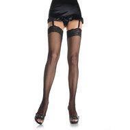 legavenue Dames kantafgewerkte netkousenbanden Leg Avenue