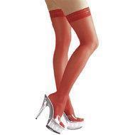 Cottelli Collection Rode hold-ups met kanten band XL