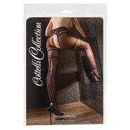 Cottelli Collection Ouvert-Strumpfhose, schwarz (S/M)
