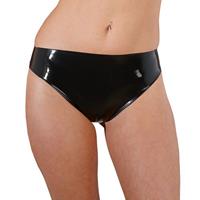 Late X Latex Slip - Zwart