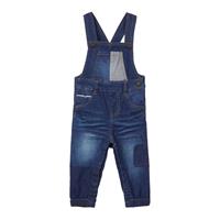 name it Boys Jeans Latzhose Romeo dark blue denim