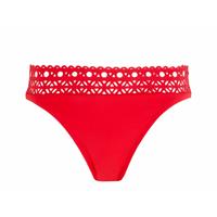 Badmode Ajourage Couture Bikini slip rood aba0415
