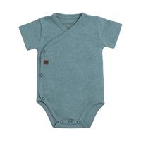 Baby's Only Melange Romper Stonegreen