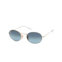 Ray-Ban Zonnebril Ovale RB3547 001/3M Goud Blauwgrijs Verloop | Sunglasses