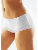Lascana Hipster van elastische katoen met delicate kant (3 stuks)