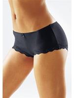 Lascana Hipster van elastische katoen met delicate kant (3 stuks)