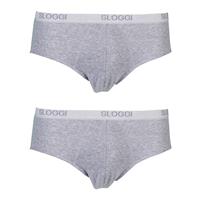 Sloggi Men Basic Midi 2-Pack Grey Melange-4