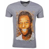 Mascherano T-shirt Pele - Grijs