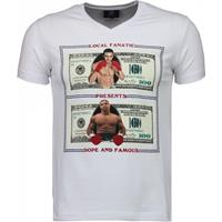 Local Fanatic Golden Boy vs Iron Mike - T-shirt - Wit