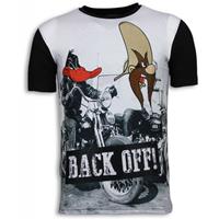 Local Fanatic Back off digital rhinestone t-shirt