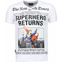 Local Fanatic Superhero returns t-shirt