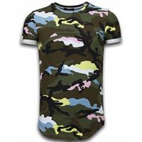 Tony Backer Known camouflage t-shirt long fit