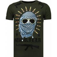 Local Fanatic Freedom Fighter - Rhinestone T-shirt - Groen