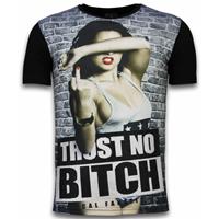 Local Fanatic Trust no bitch digital rhinestone t-shirt