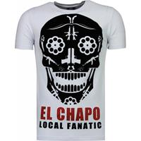 Local Fanatic T-shirt Korte Mouw El Chapo - Flockprint T-shirt