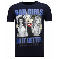 Local Fanatic Bad girls do it better rhinestone t-shirt