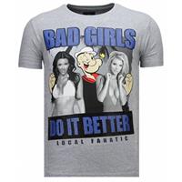 Local Fanatic Bad girls do it better rhinestone t-shirt