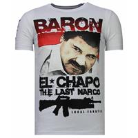 Local Fanatic Cocaine cowboy rhinestone t-shirt
