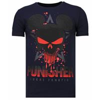 Local Fanatic Punisher mickey rhinestone t-shirt