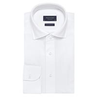 Profuomo Knitted Shirt slim fit overhemd van piqué katoen