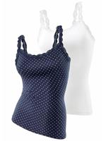 Lascana Hemd met ingewerkte bustier (Set van 2)