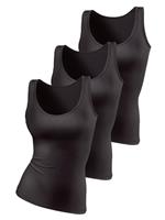 vivance active Hemd van zacht microvezel (Set van 3)