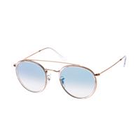 Ray Ban Sonnenbrille "ROUND DOUBLE BRIDGE 3647N", transparent, kupfer, 3647N 90683F 51