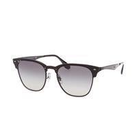 Ray-Ban Blaze Clubmaster grijze zonnebril met gradiëntlens