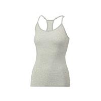 Puma dames hemd Racerback - Tank top - Wit & Grijs - Vrouwen onderhemd modal - katoen - Spaghetti bandjes