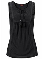 Buffalo Tanktop met borduursel, zomertop, viscose