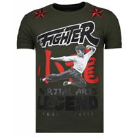 Local Fanatic Fighter legend rhinestone t-shirt