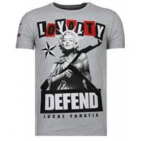 Local Fanatic Loyalty marilyn rhinestone t-shirt