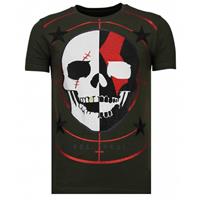 Local Fanatic God of war rhinestone t-shirt