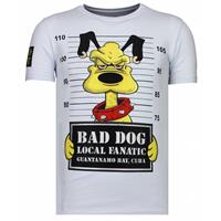 Local Fanatic Bad dog rhinestone t-shirt